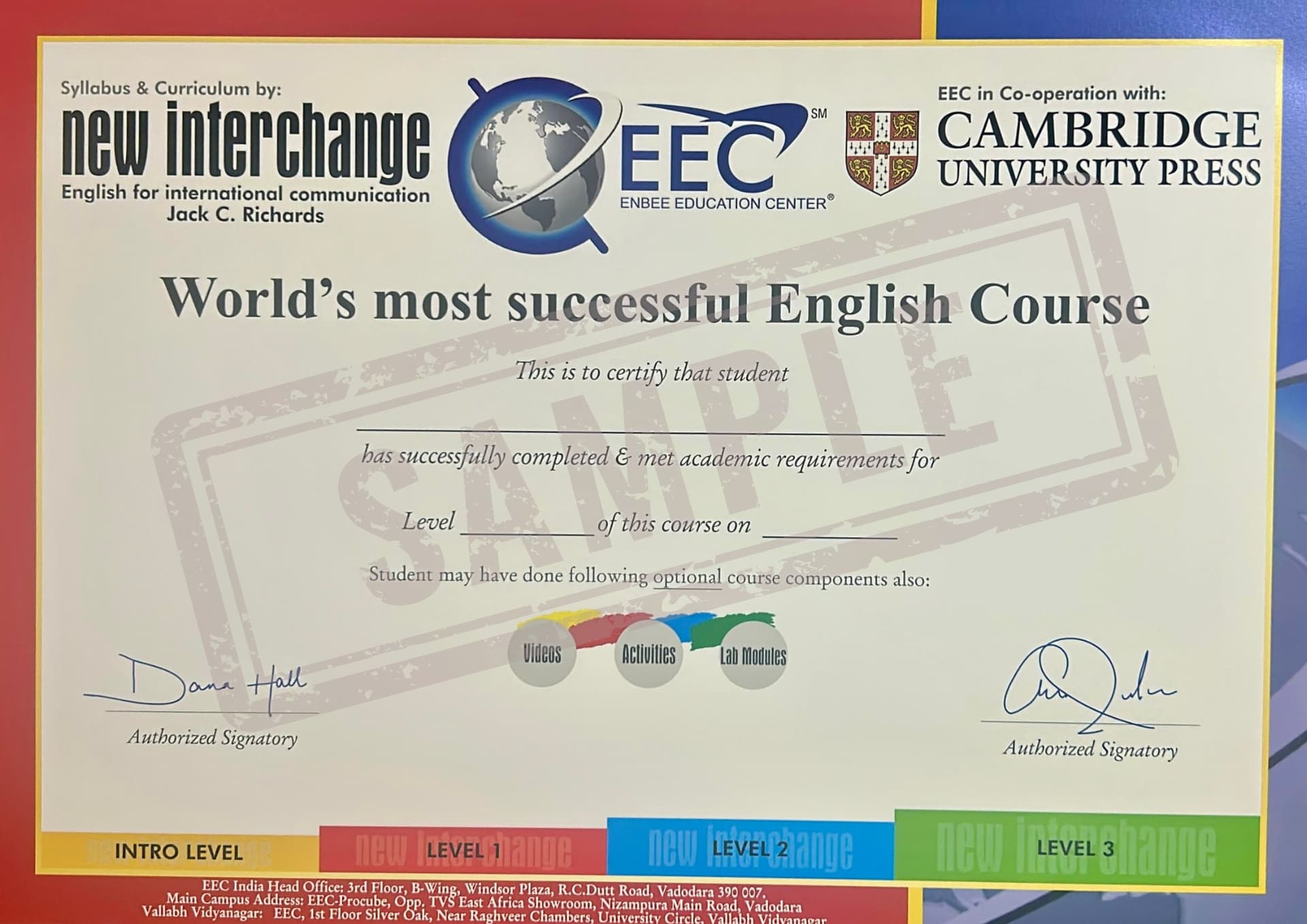 Cambridge Spoken English Certificate
