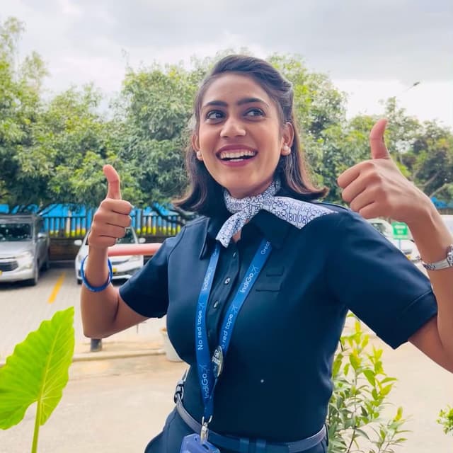 Bansariba Raulji, Ground Staff at IndiGo Airlines