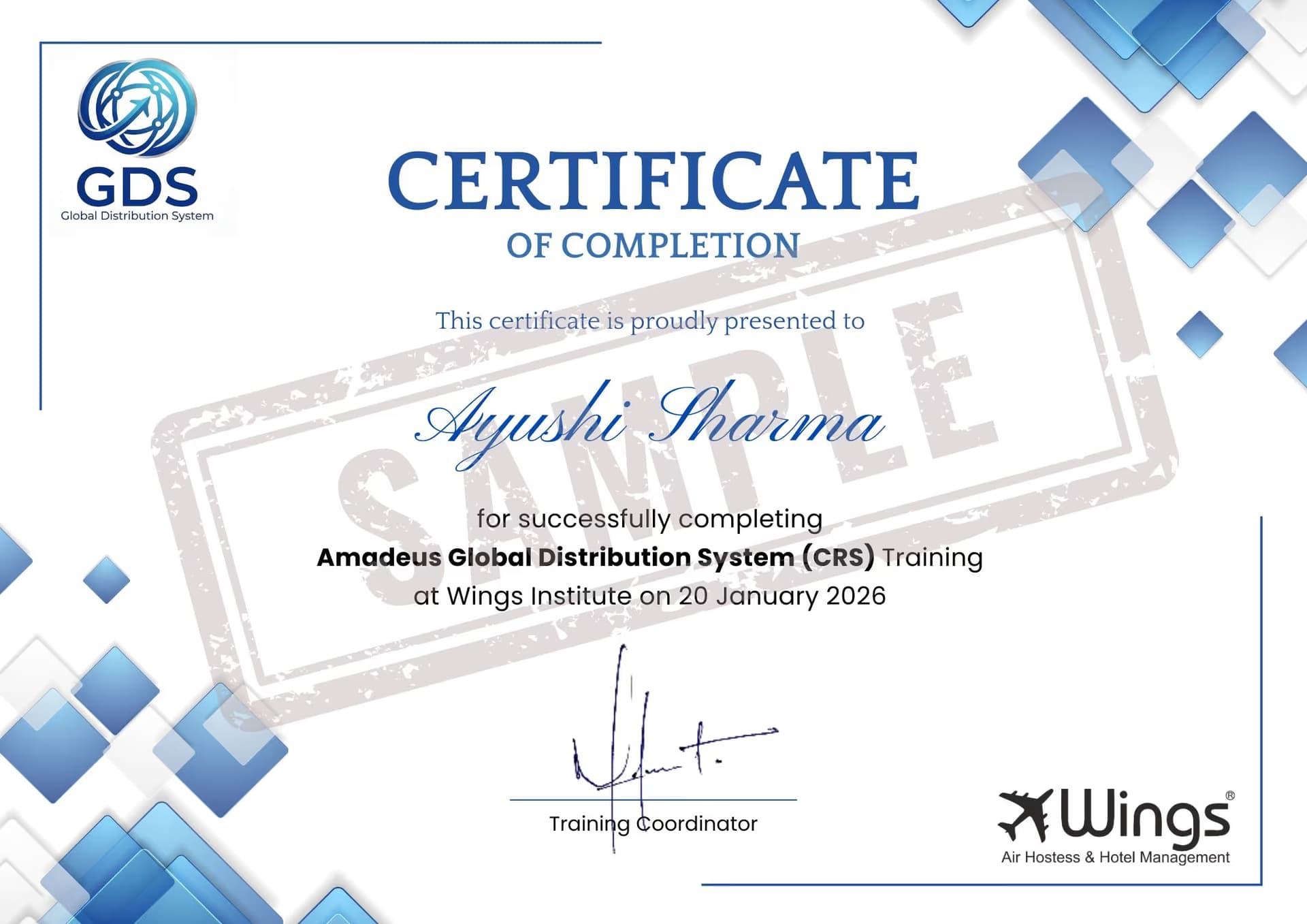 Amadeus Global Distribution System (GDS)