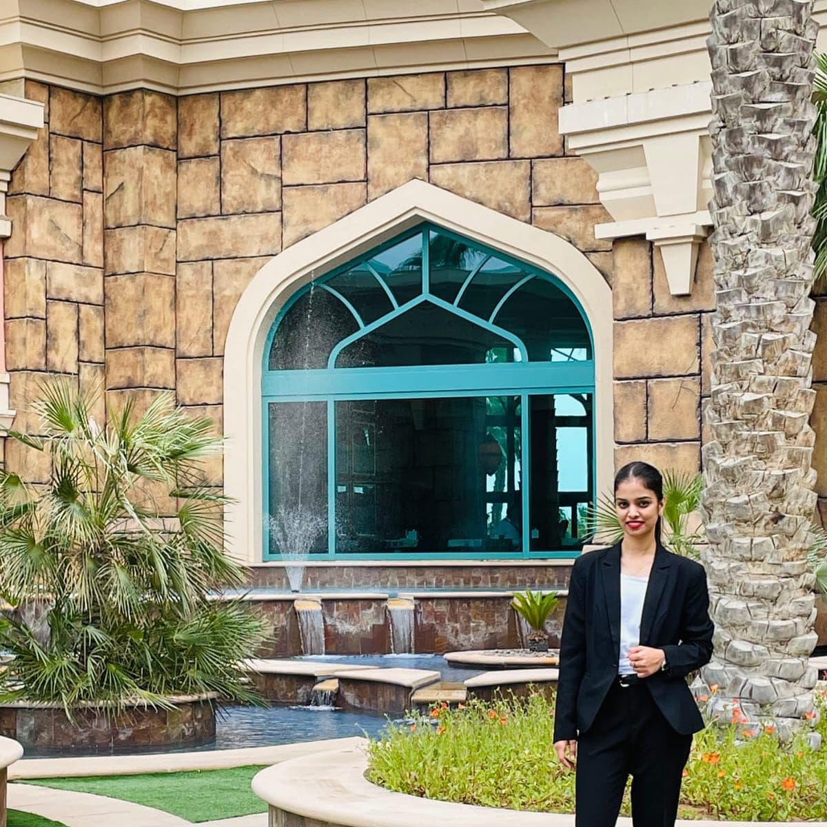 Hetvi Joshi, Wings Institute alumnus working as Hotel Staff at Radisson Blu Dubai