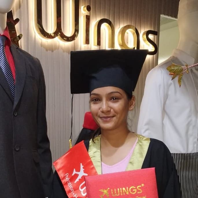 Jimixa Pandya, Wings Institute alumnus working as Ground Staff at Africa
