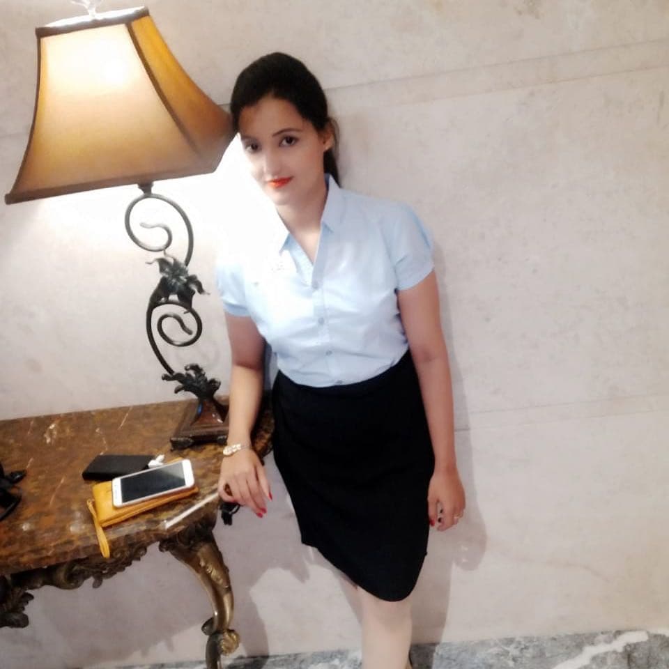 Pinal Upadhyay, Wings Institute alumnus working as Ground Staff at Ahmedabad International Airport