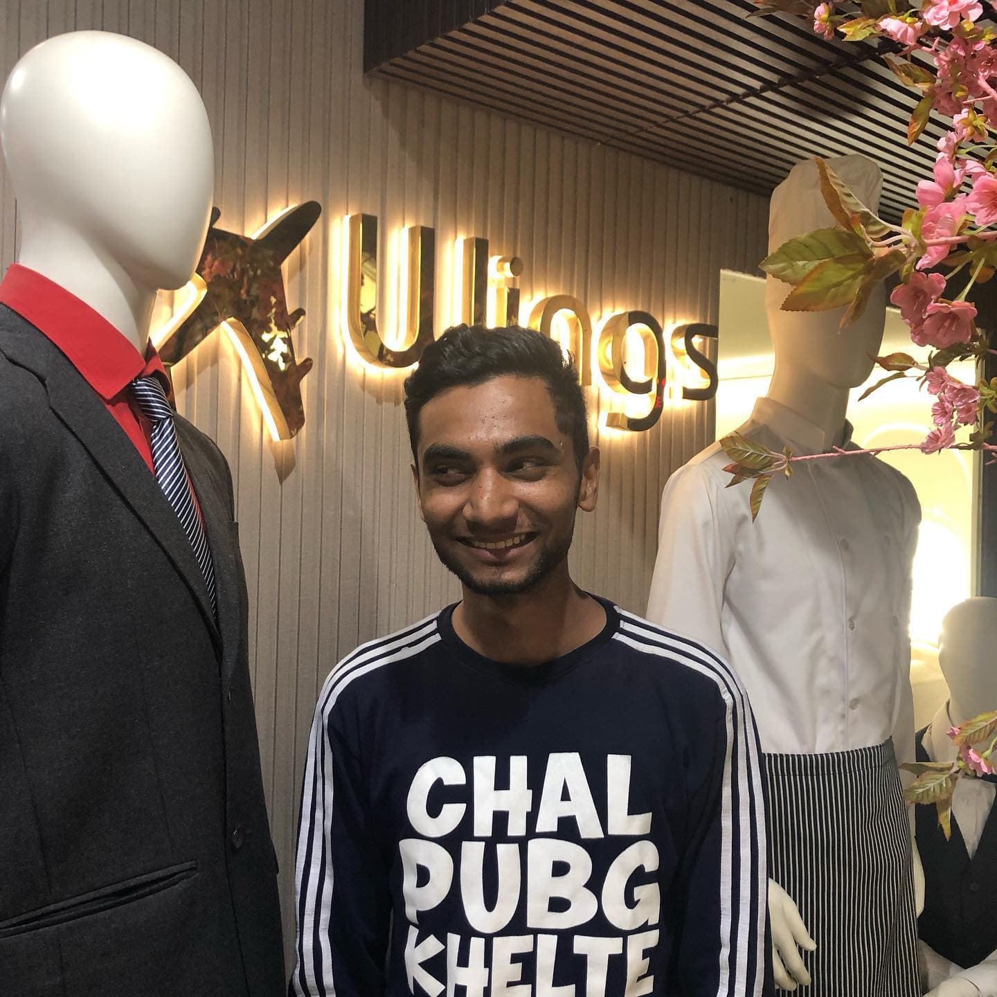 Sahil Shaikh, Wings Institute alumnus working as Ground Staff at Gulf Air