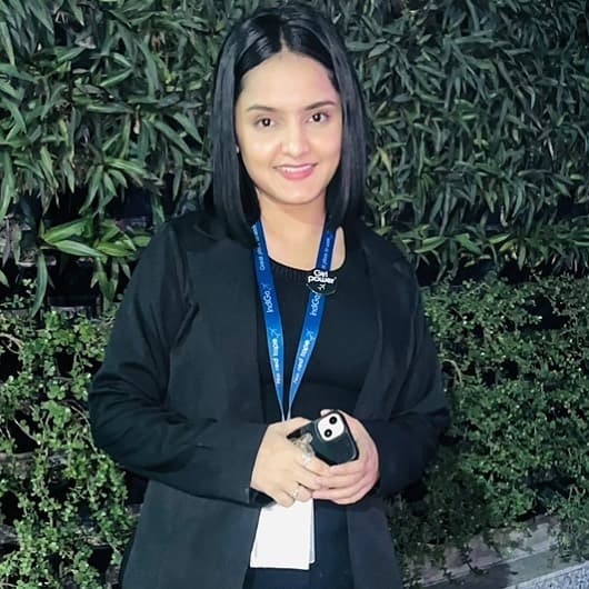 Sakshi Shinde, Wings Institute alumnus working as Cabin Crew at IndiGo Airlines