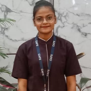 Tulsi Patel, Wings Institute alumnus working as Ground Staff at Ahmedabad International Airport
