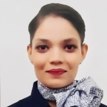 Vikita Christian, Wings Institute alumnus working as Ground Staff at IndiGo Airlines