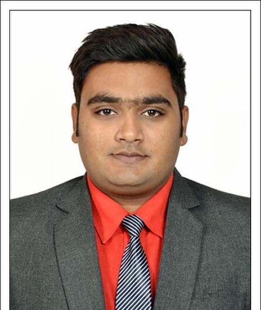 Yash Amin, Wings Institute alumnus working as Ground Staff at Ahmedabad International Airport