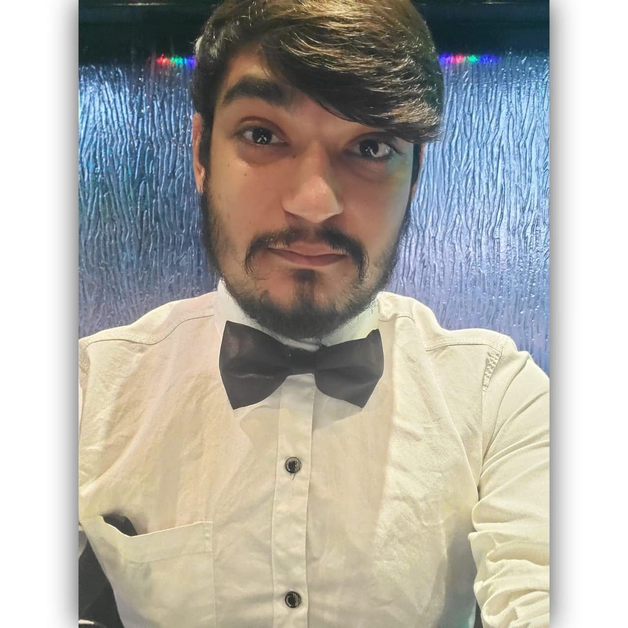 Akash Amin, Wings Institute alumnus working as Hotel Staff at Khaleej Palace Hotel, Dubai