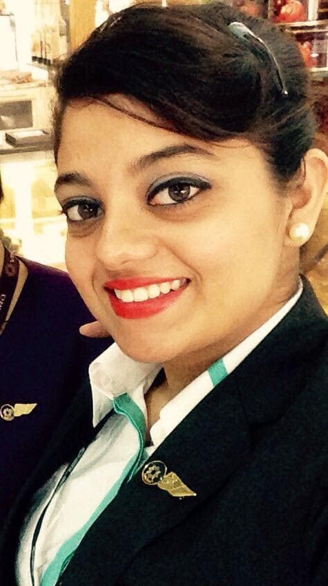 Disha Parekh, Wings Institute alumnus working as Ground Staff at Air Vistara