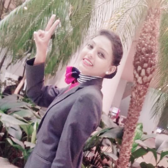 Neha Chawla, Wings Institute alumnus working as Ground Staff at Bengaluru International Airport