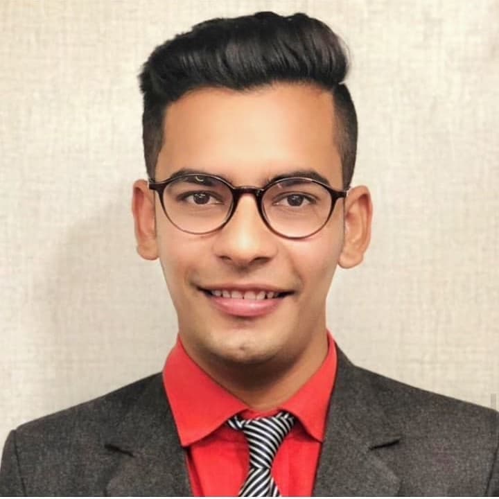 Parth Sharma, Wings Institute alumnus working as Ground Staff at Hyderabad International Airport