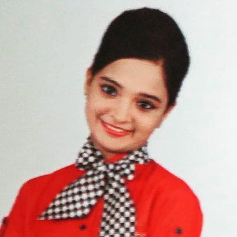 Shital Mistry, Wings Institute alumnus working as Ground Staff at Bengaluru International Airport
