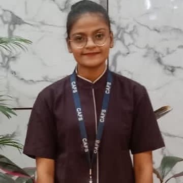 Tulsi Patel, Wings Institute alumnus working as Ground Staff at Ahmedabad International Airport