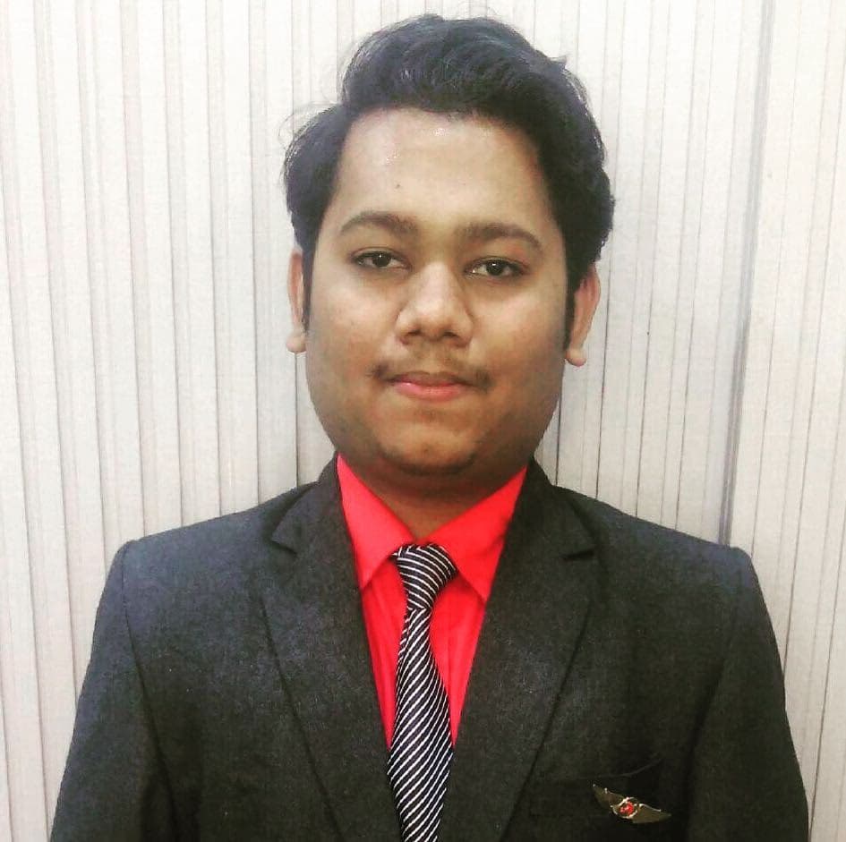Vaishnav Mali, Wings Institute alumnus working as Hotel Staff at ITC Welcome Hotel Vadodara