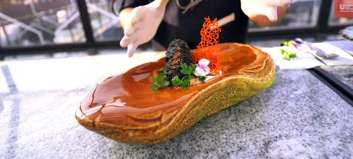 Food Plating Psychology: How ₹150 Curry Becomes ₹550 Art - Culinary career guide from Wings Institute Vadodara Gujarat