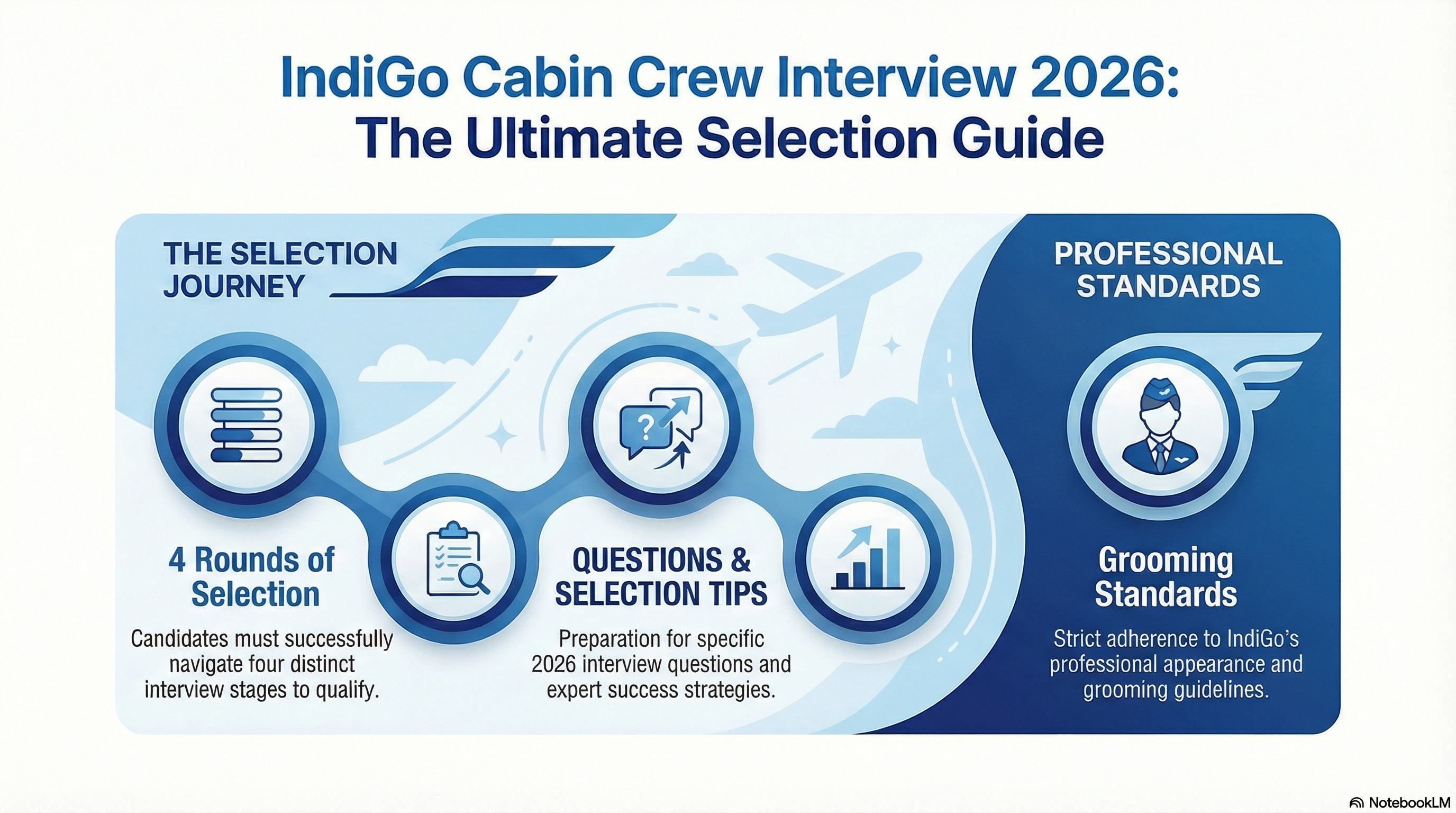IndiGo Cabin Crew Interview Process 2025: 4 Rounds Guide - Cabin Crew career guide from Wings Institute Vadodara Gujarat