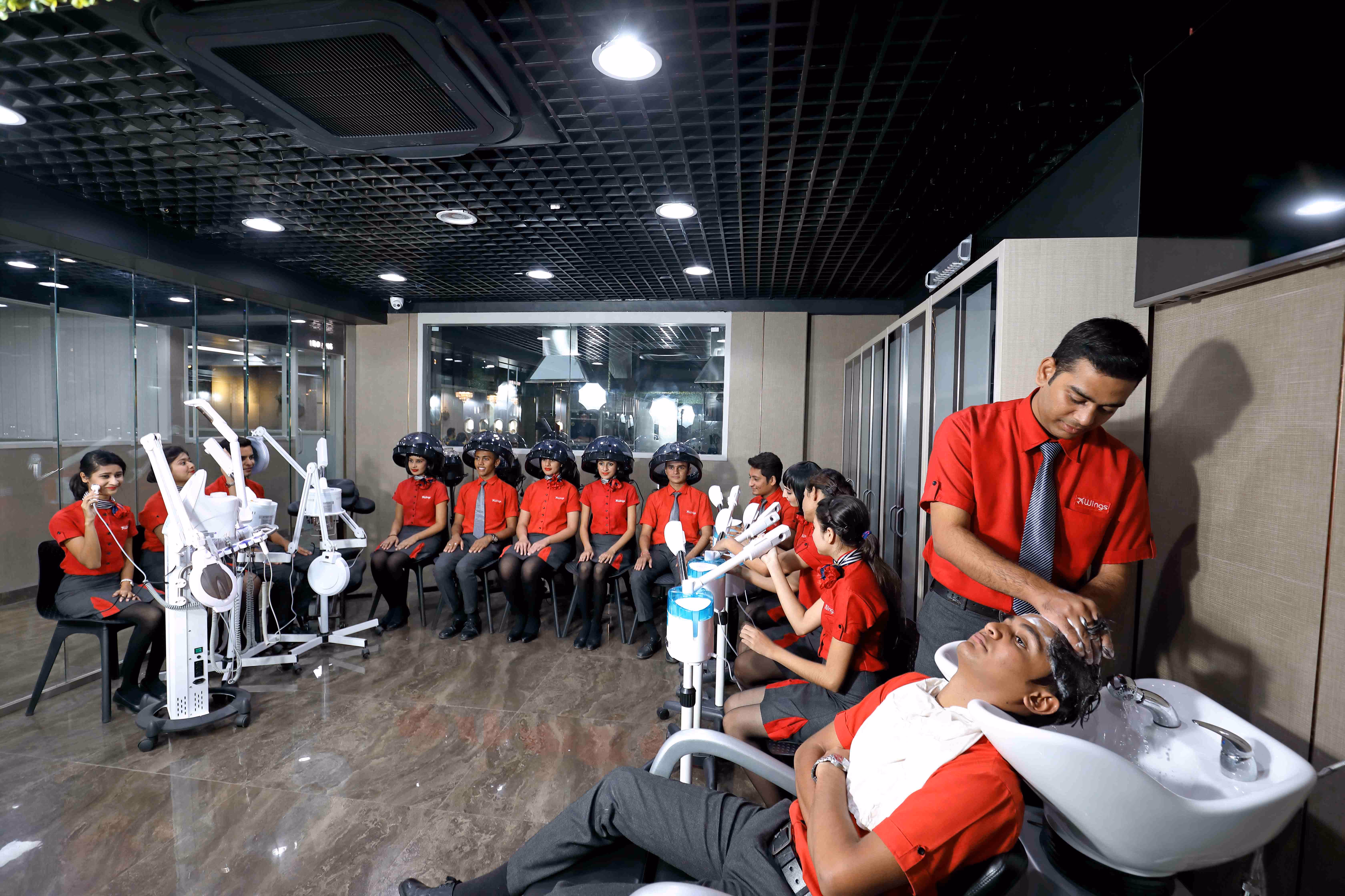 Grooming Studio - Aesthetics & Skincare facility at Wings Institute Vadodara campus