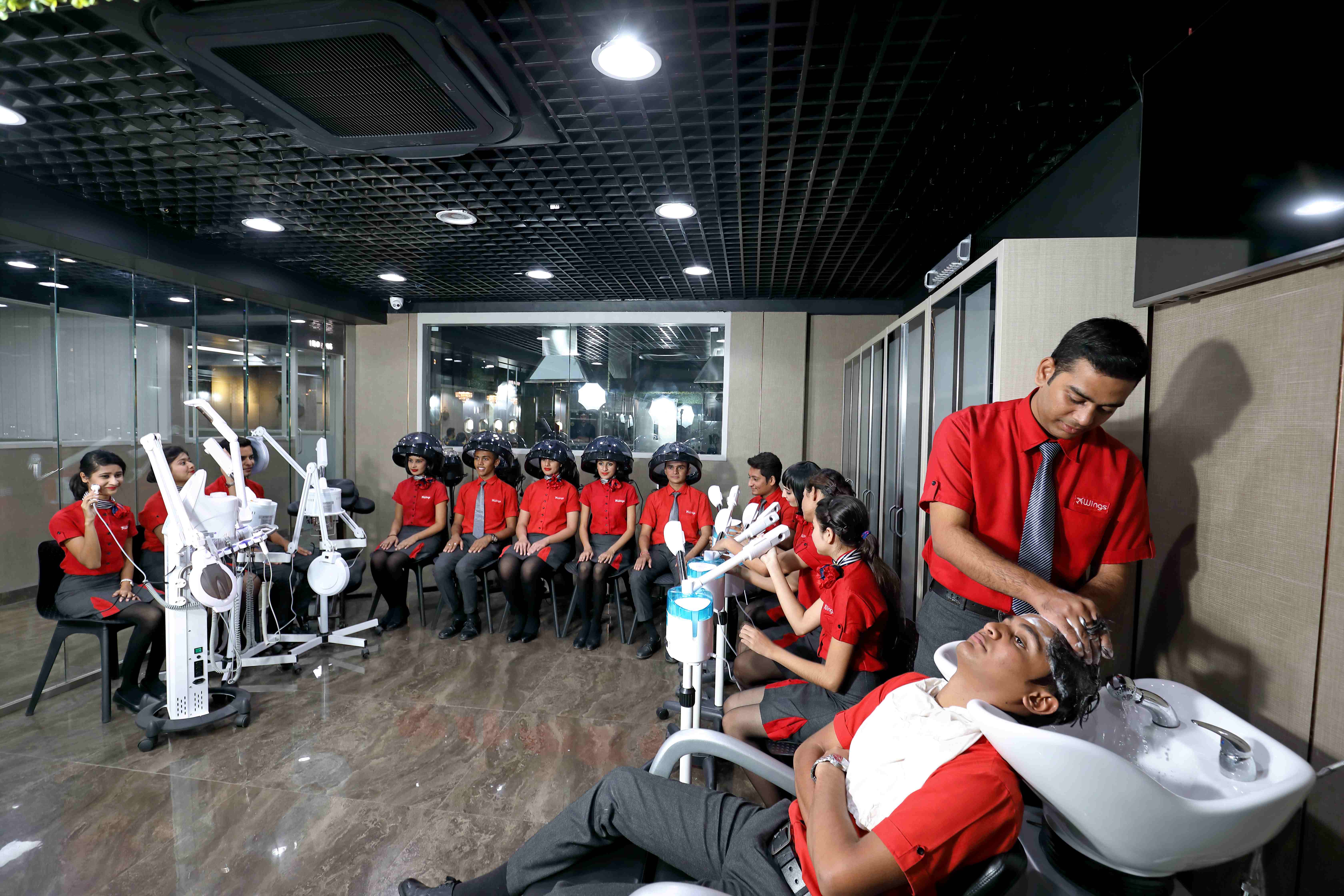 Grooming Studio - Aesthetics & Skincare facility at Wings Institute Vadodara campus