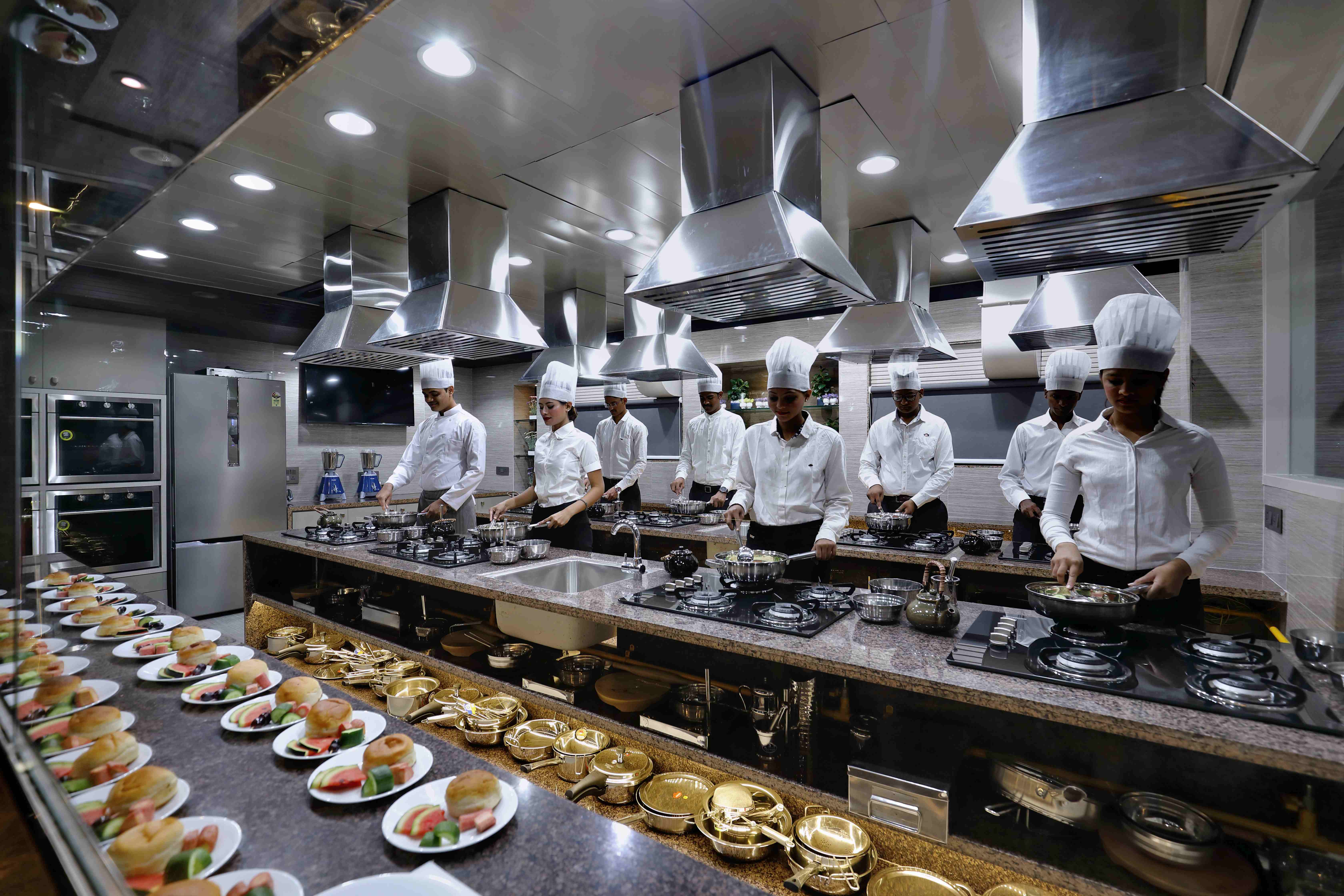 Culinary Kitchen - Commercial Production facility at Wings Institute Vadodara campus