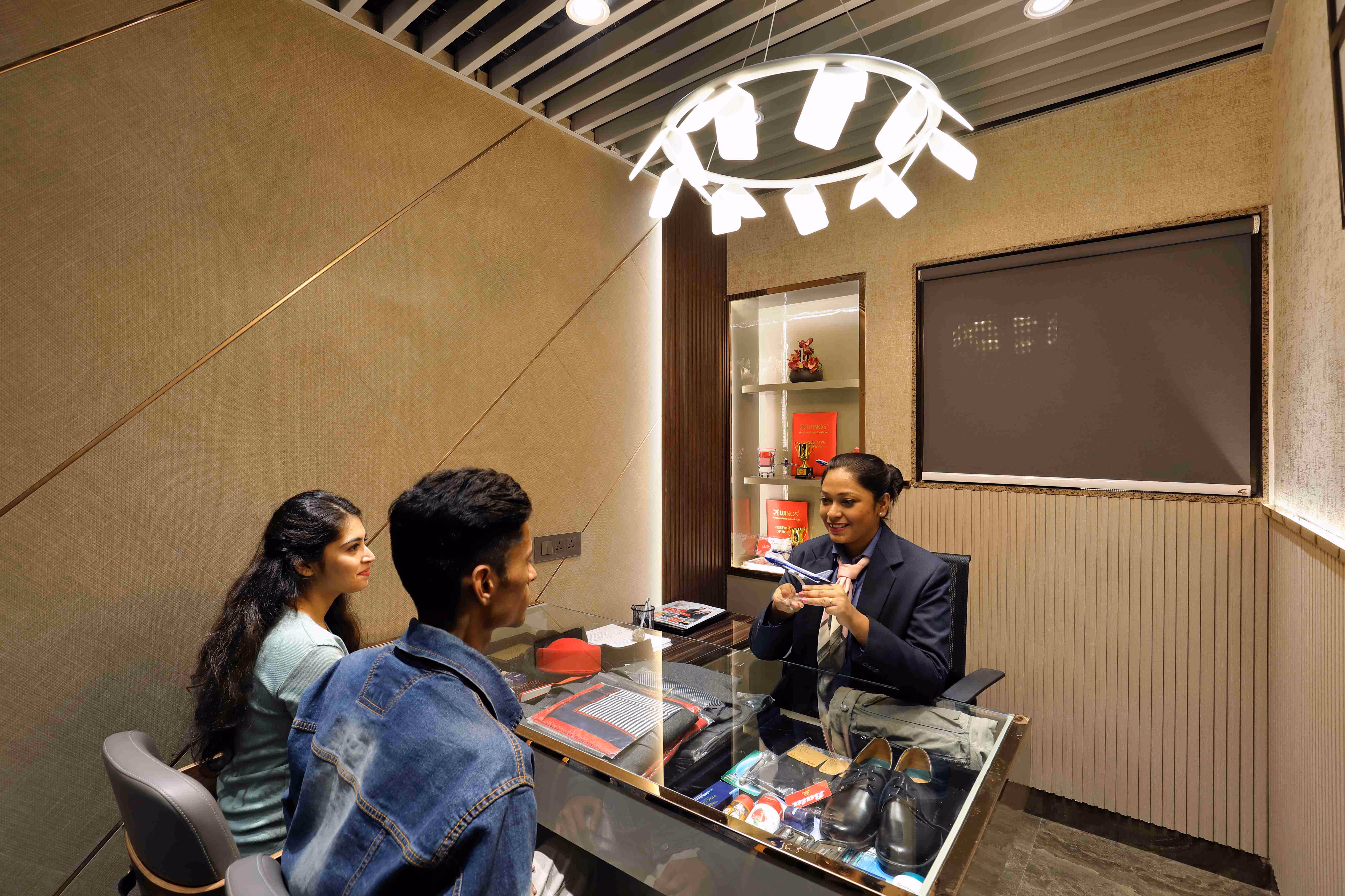 Strategy Room - Career Counseling Hub facility at Wings Institute Vadodara campus