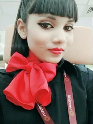 Damini Vasava hired as a cabin crew with GoAir