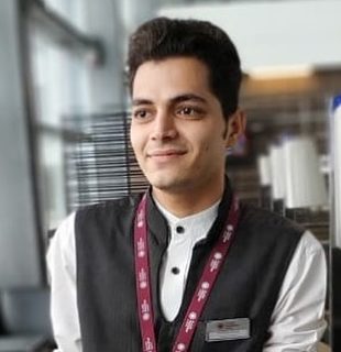 Mohsin Patel working at Rajiv Gandhi International Airport