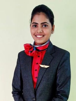 Namrata Bhosale hired at Ahmedabad Airport