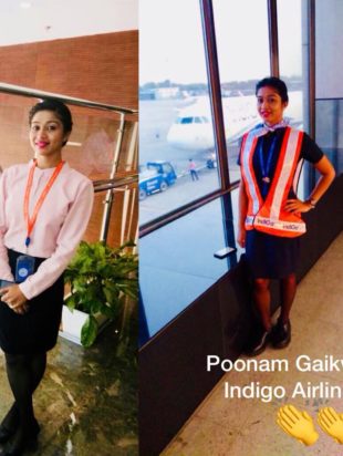 Poonam Gaikwad hires by Indigo Airlines