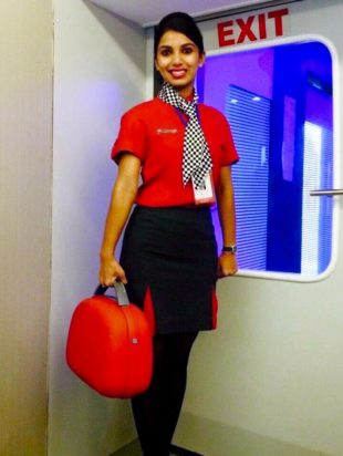 Reema Patel hired by GoAir as a cabin crew.